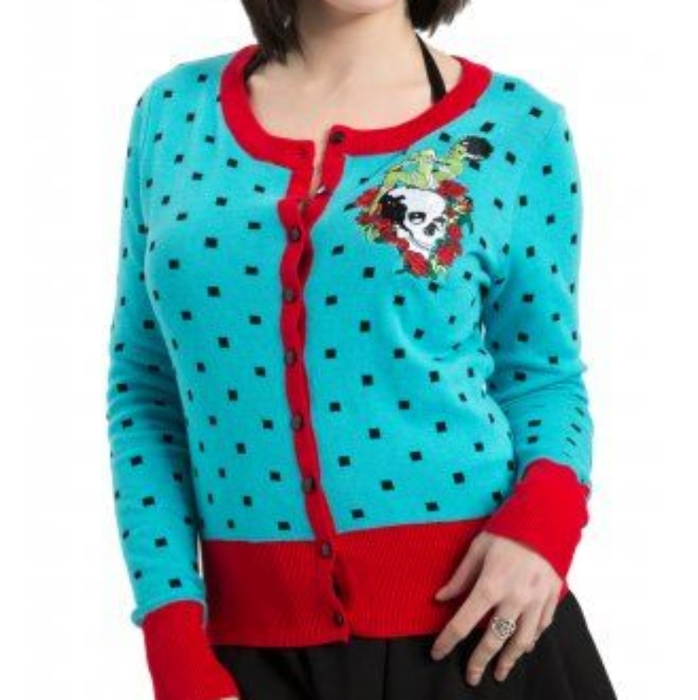 SOLD ⚡️jawbreaker rockabilly pinup style sweater
